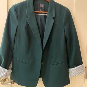 Limited Collection green two button blazer size10P